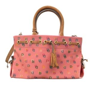 Dooney & Bourke Vintage Pink Monogram Handbag